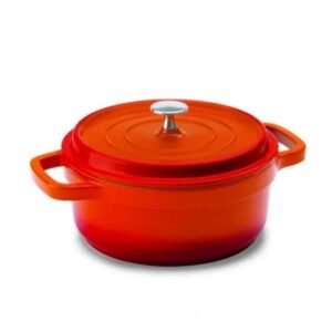 Caçarola Hercules Studio 25,4cm 4,3L Antiaderente Cerâmico Laranja