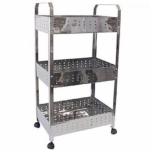 Fruteira/ Organizador 3 andares Inox